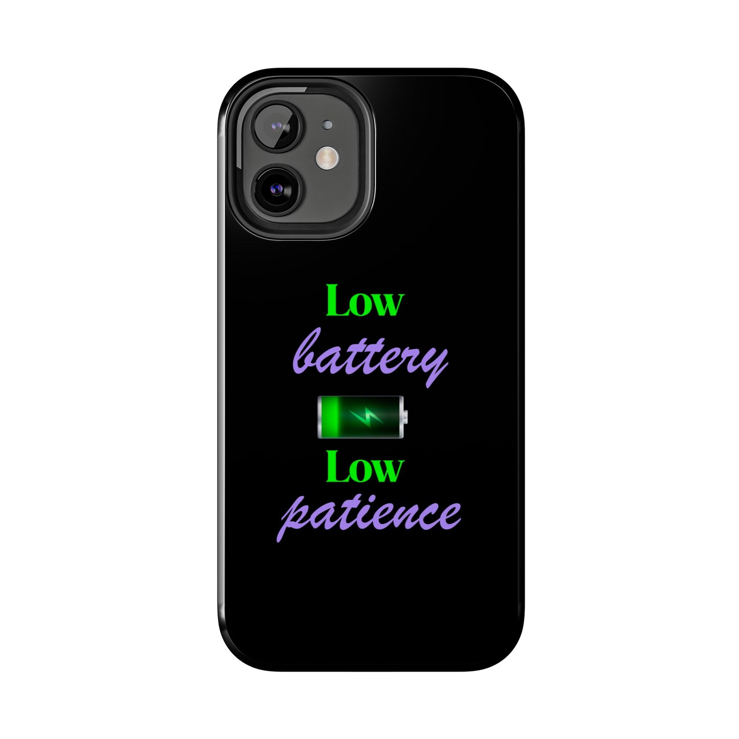 Low battery Tough Phone Cases