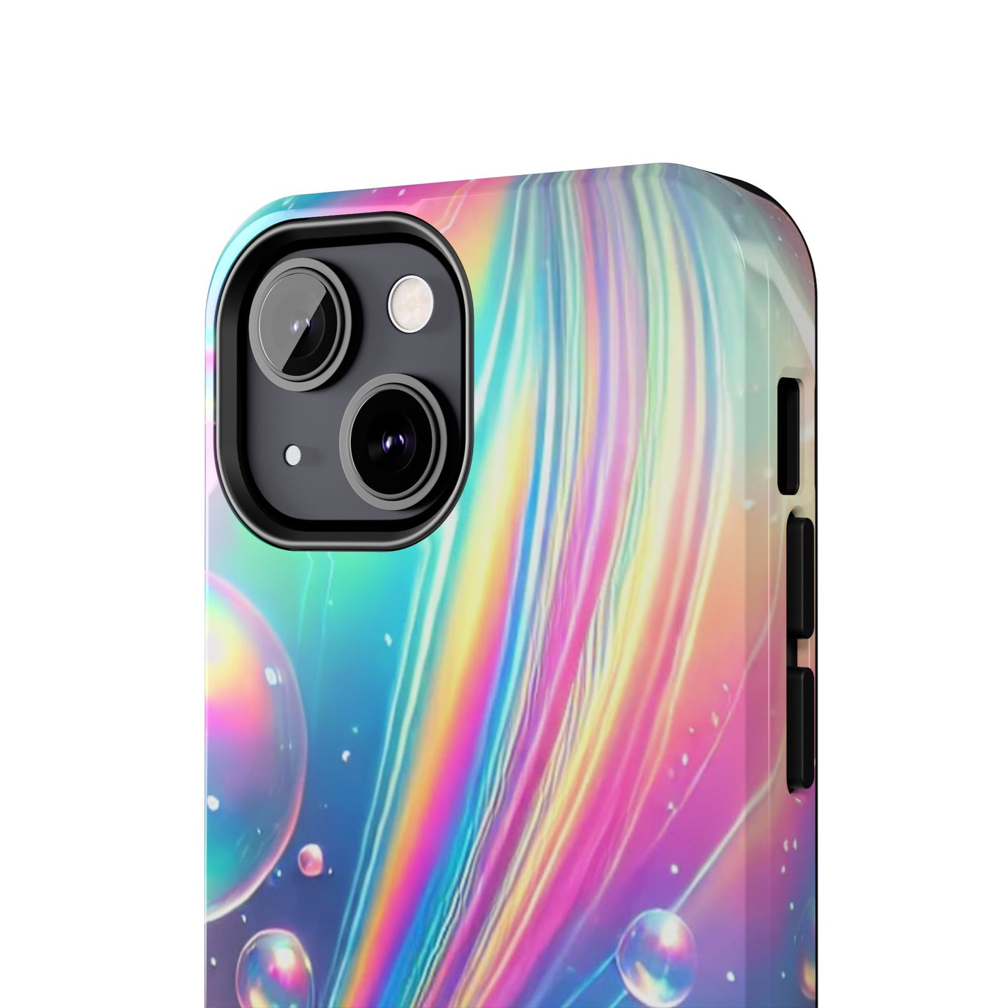 Iridescent colorful Tough Phone Cases