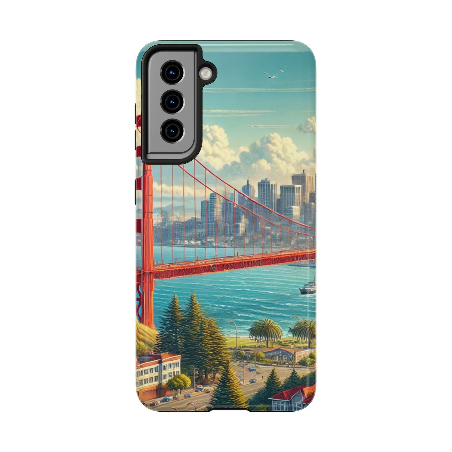 San Francisco Skyline Tough Phone Cases