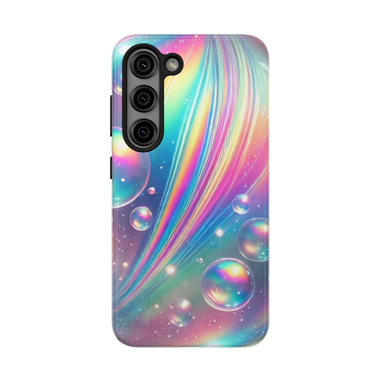 Iridescent colorful Tough Phone Cases