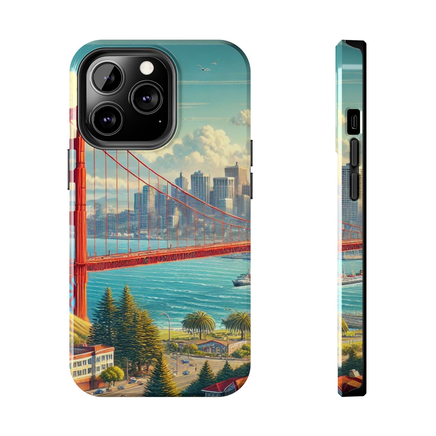 San Francisco Skyline Tough Phone Cases