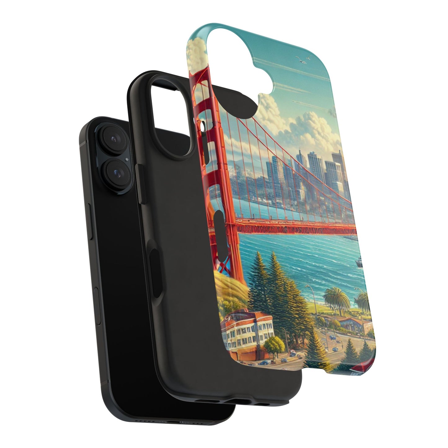 San Francisco Skyline Tough Phone Cases