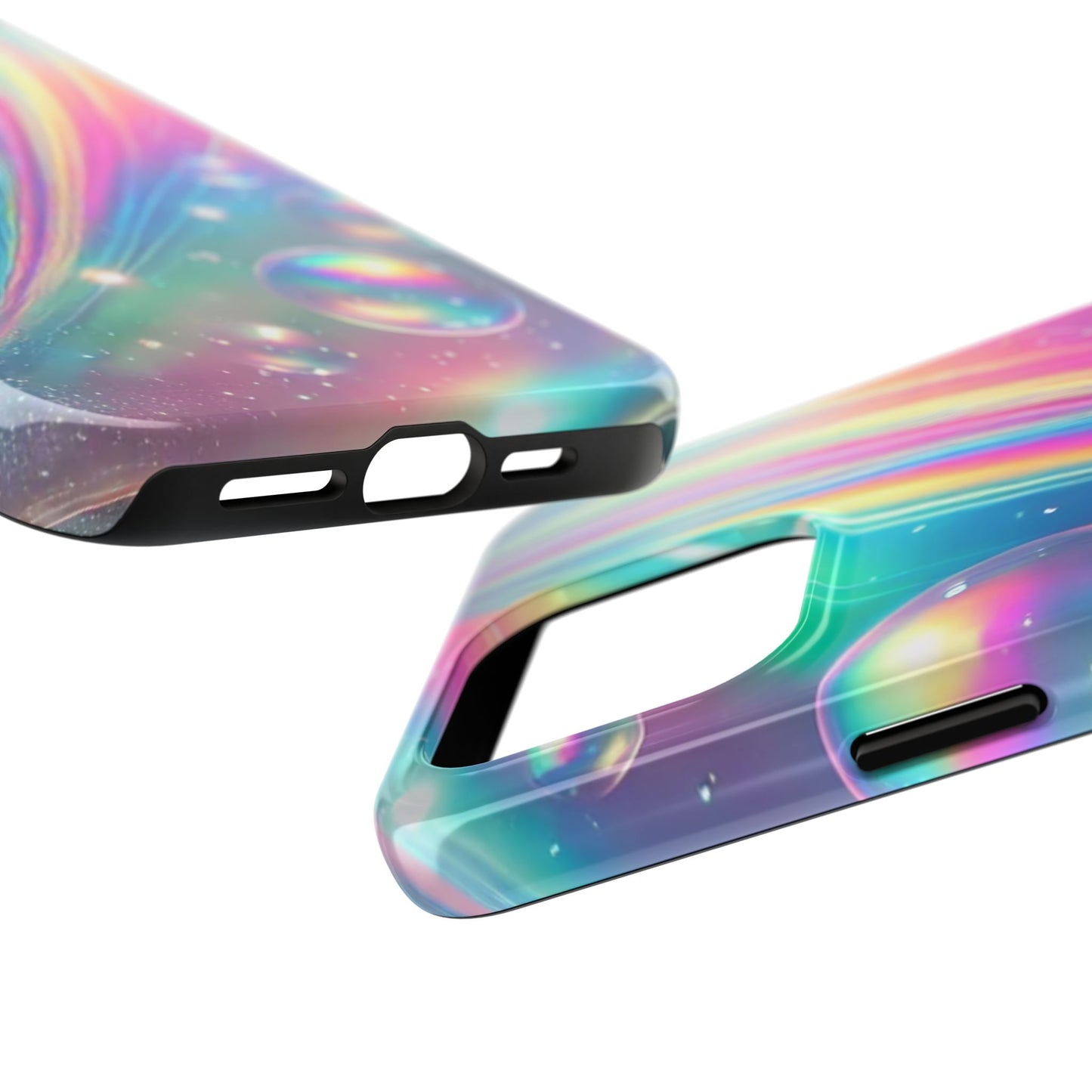 Iridescent colorful Tough Phone Cases