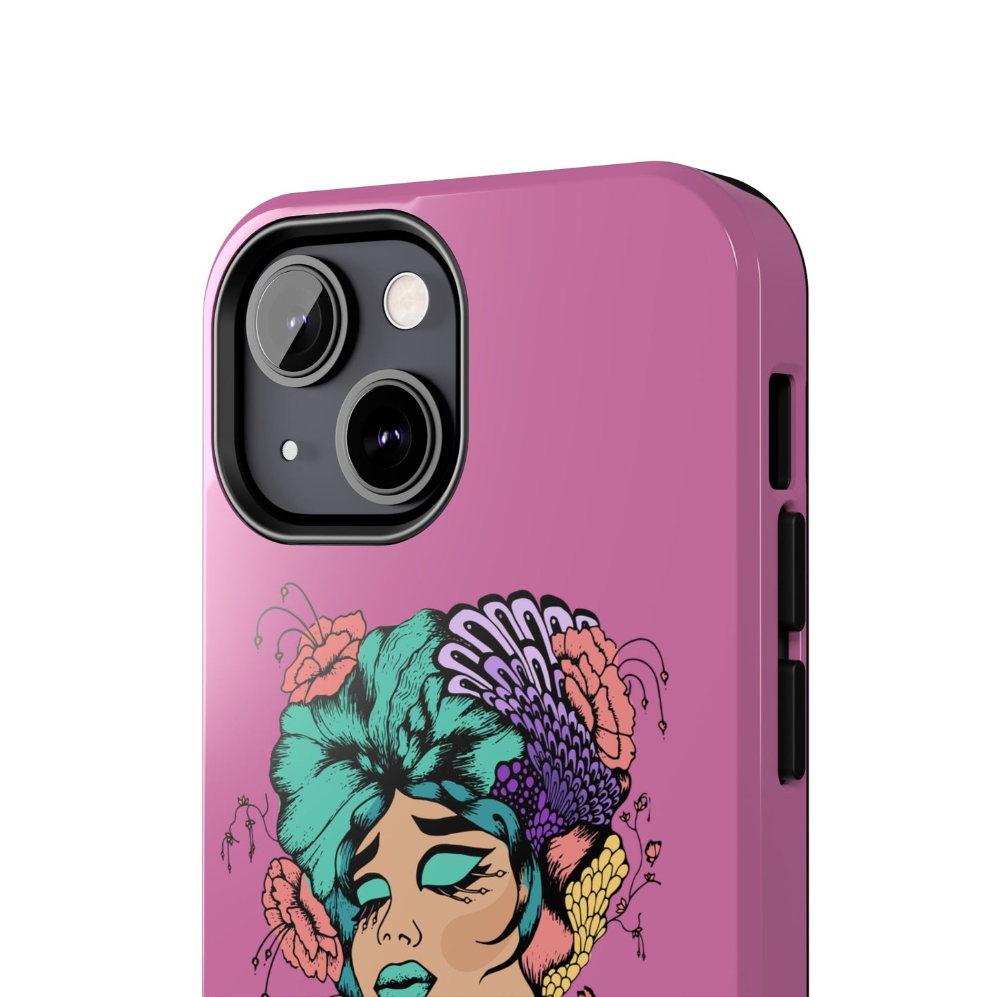 Floral Woman Tough Phone Cases