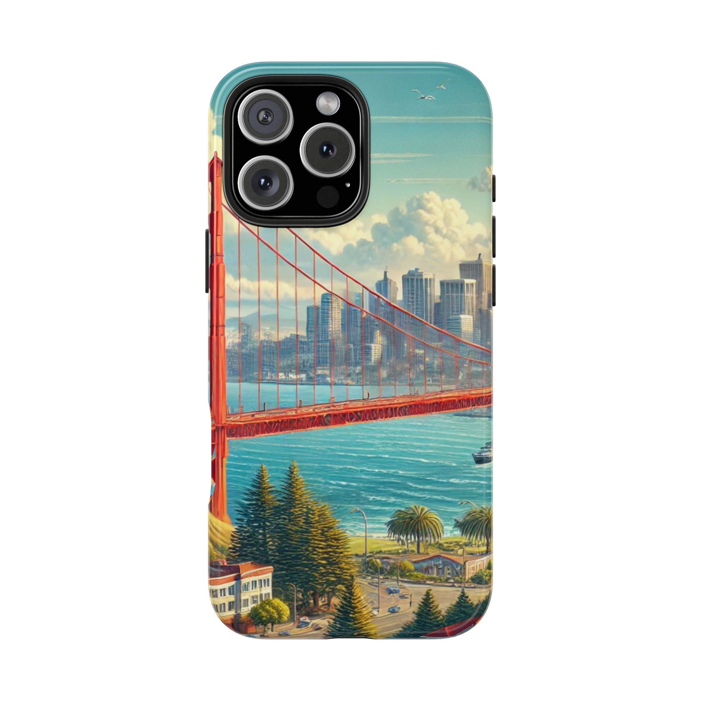 San Francisco Skyline Tough Phone Cases