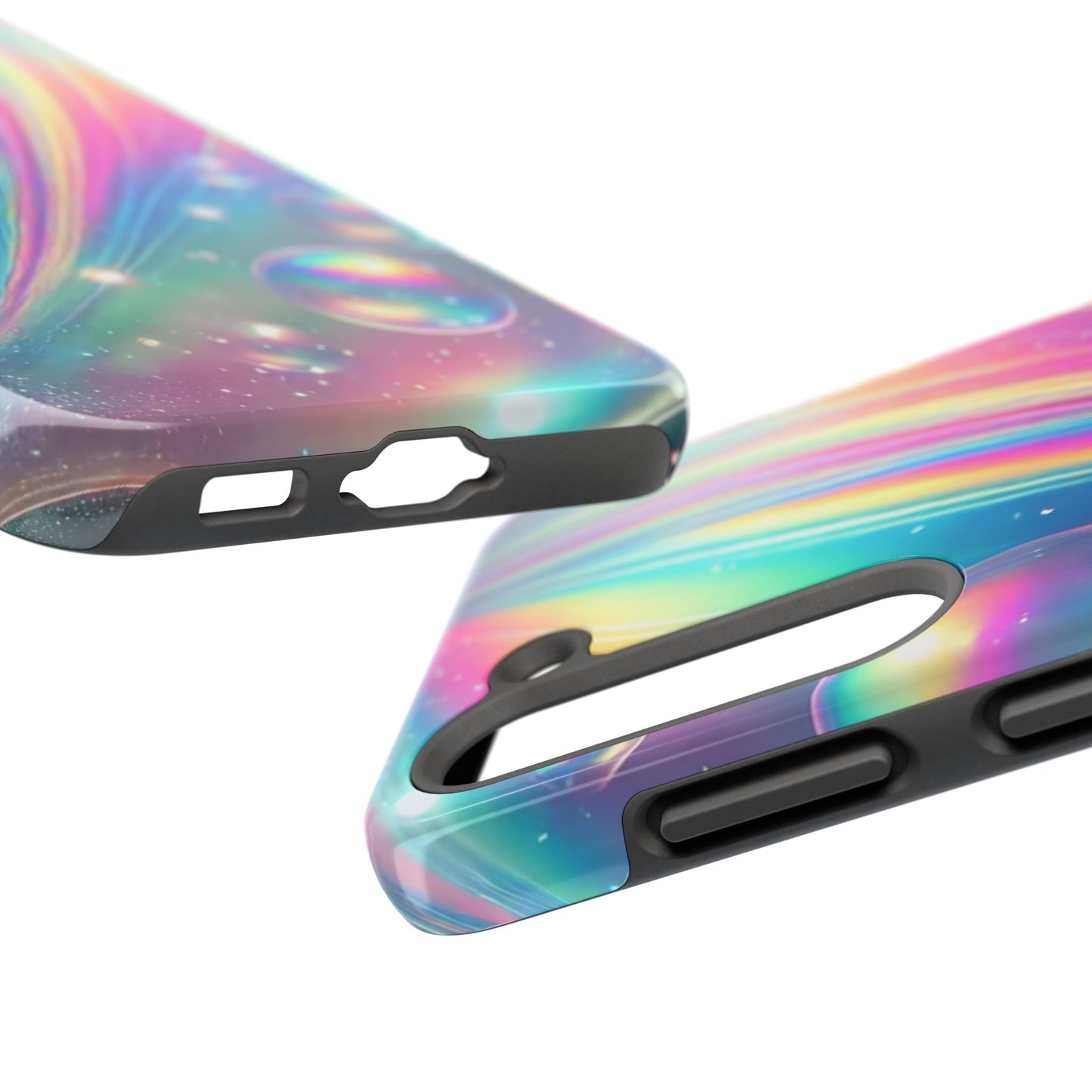 Iridescent colorful Tough Phone Cases