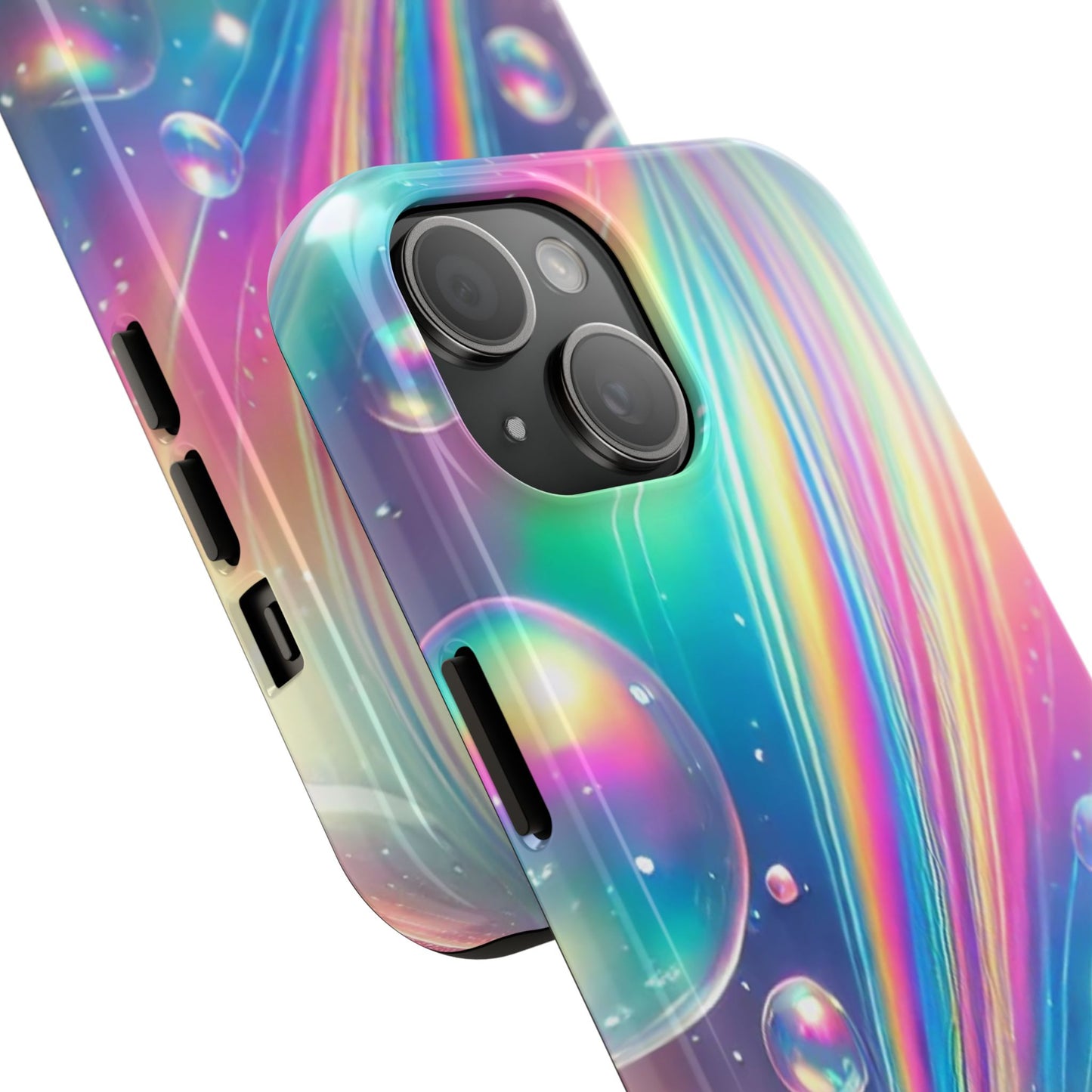 Iridescent colorful Tough Phone Cases