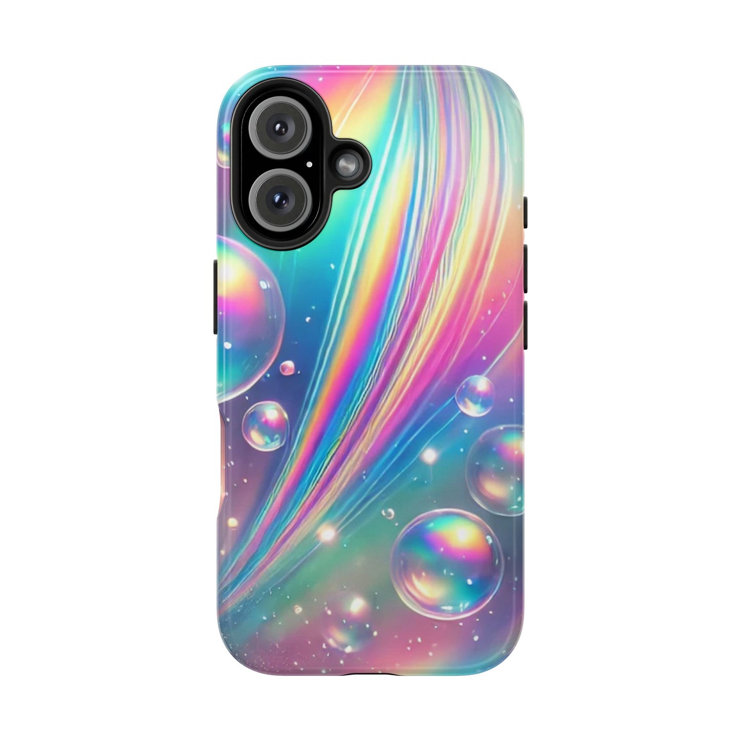 Iridescent colorful Tough Phone Cases