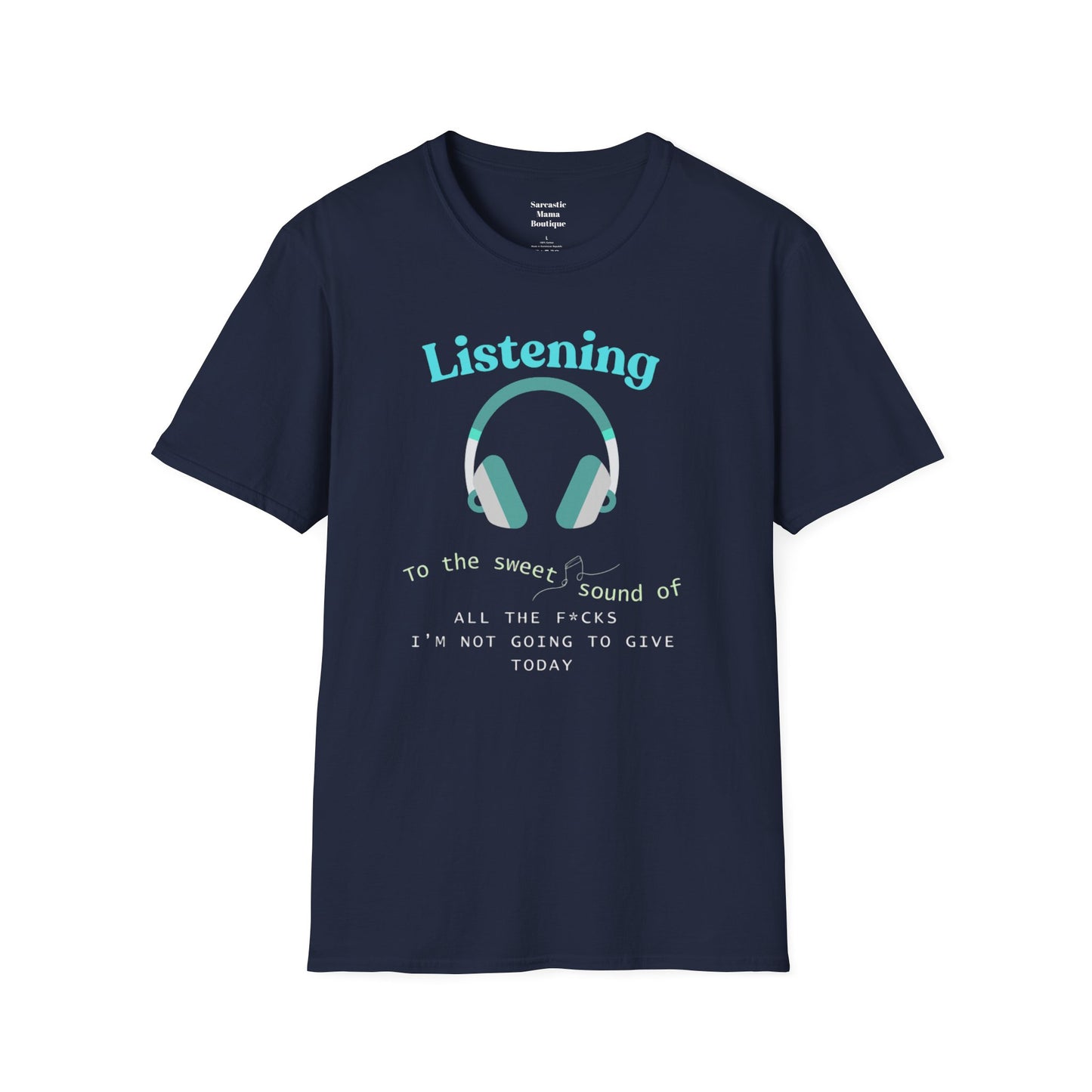 Listening to the sweet sound of... funny T-Shirt