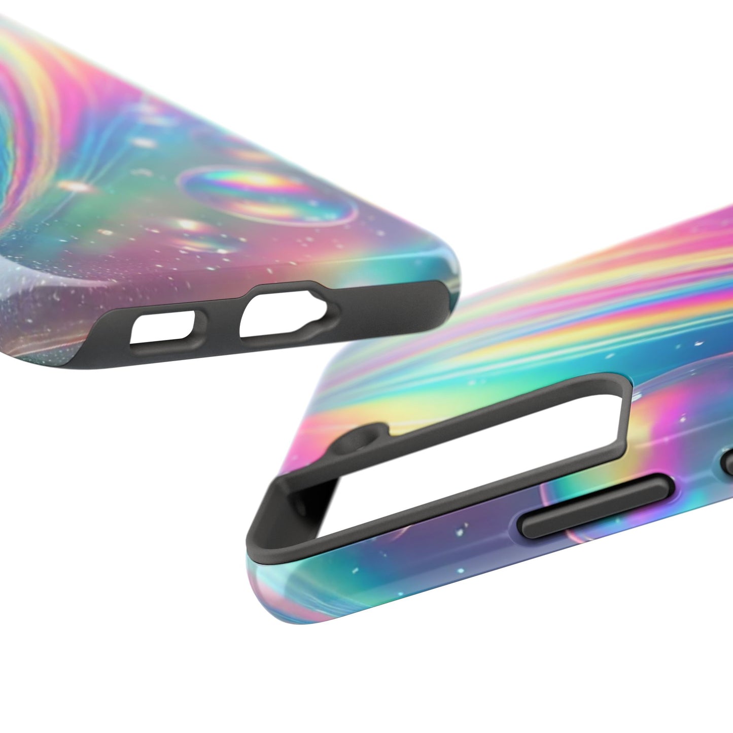 Iridescent colorful Tough Phone Cases