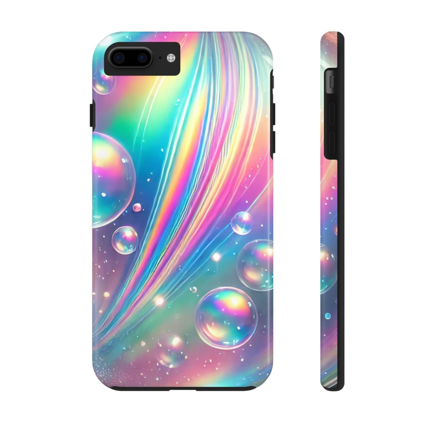 Iridescent colorful Tough Phone Cases