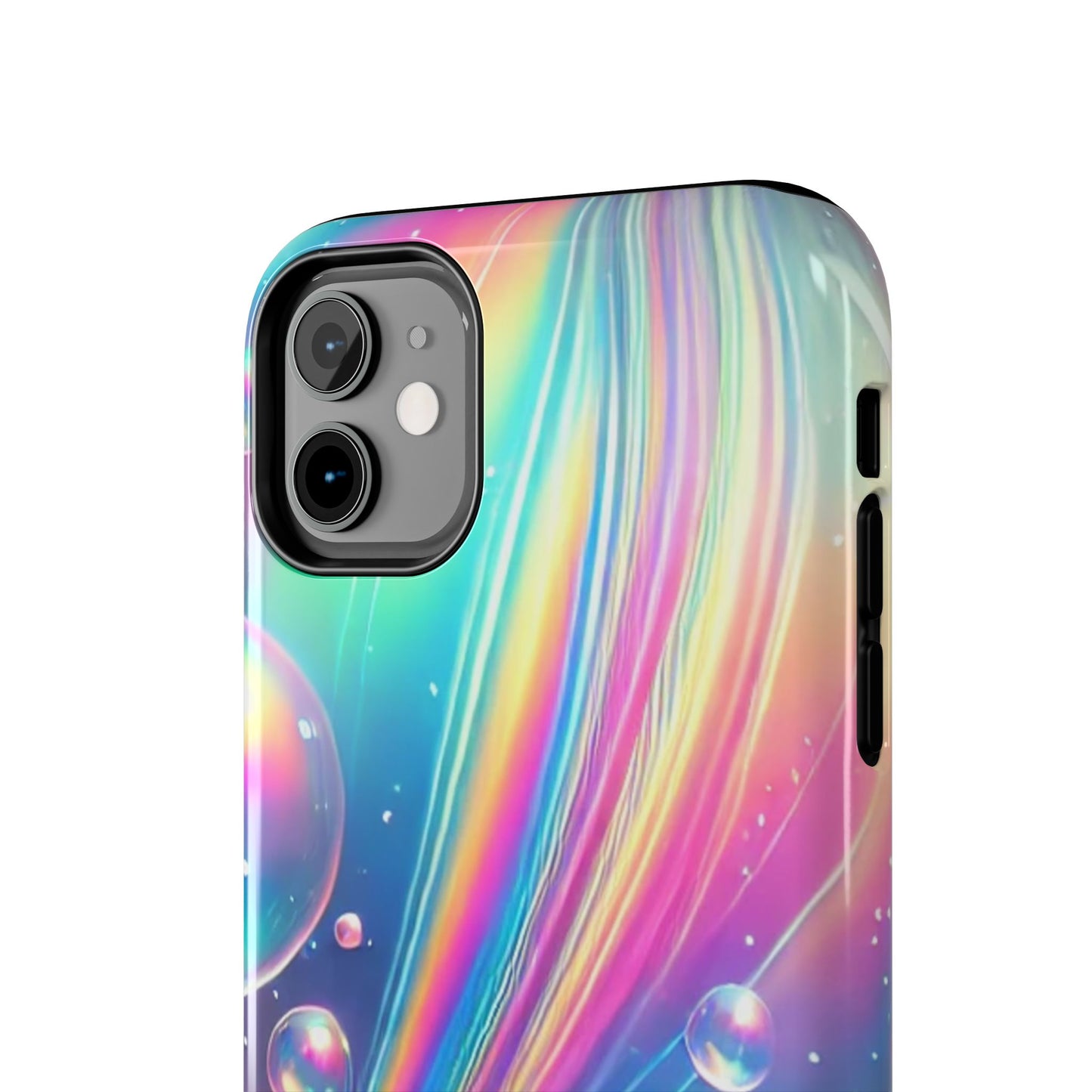 Iridescent colorful Tough Phone Cases