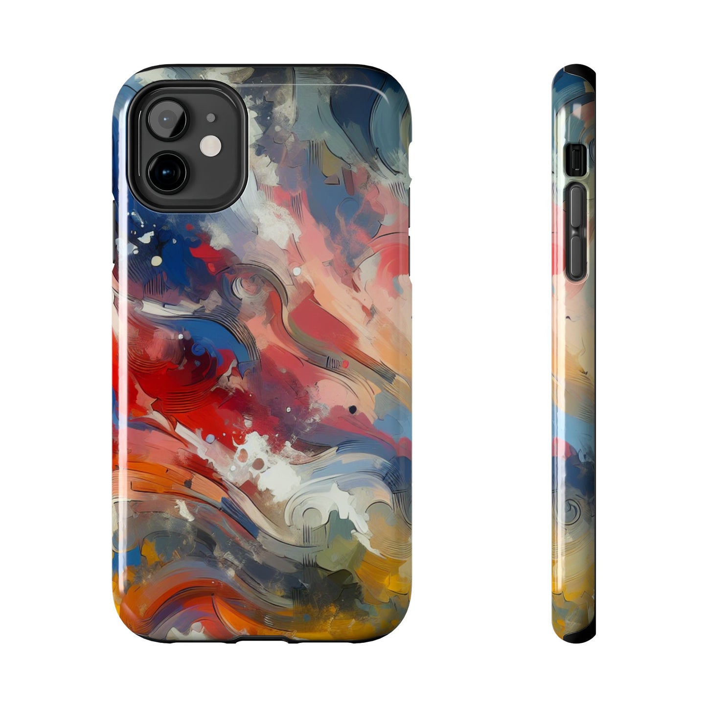 Vibrant abstract Pattern Tough Phone Cases