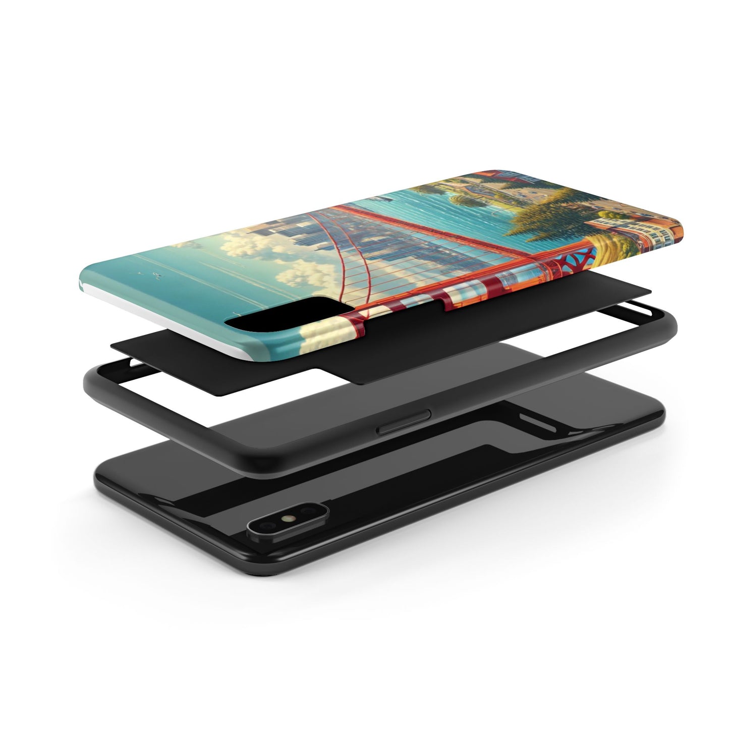 San Francisco Skyline Tough Phone Cases