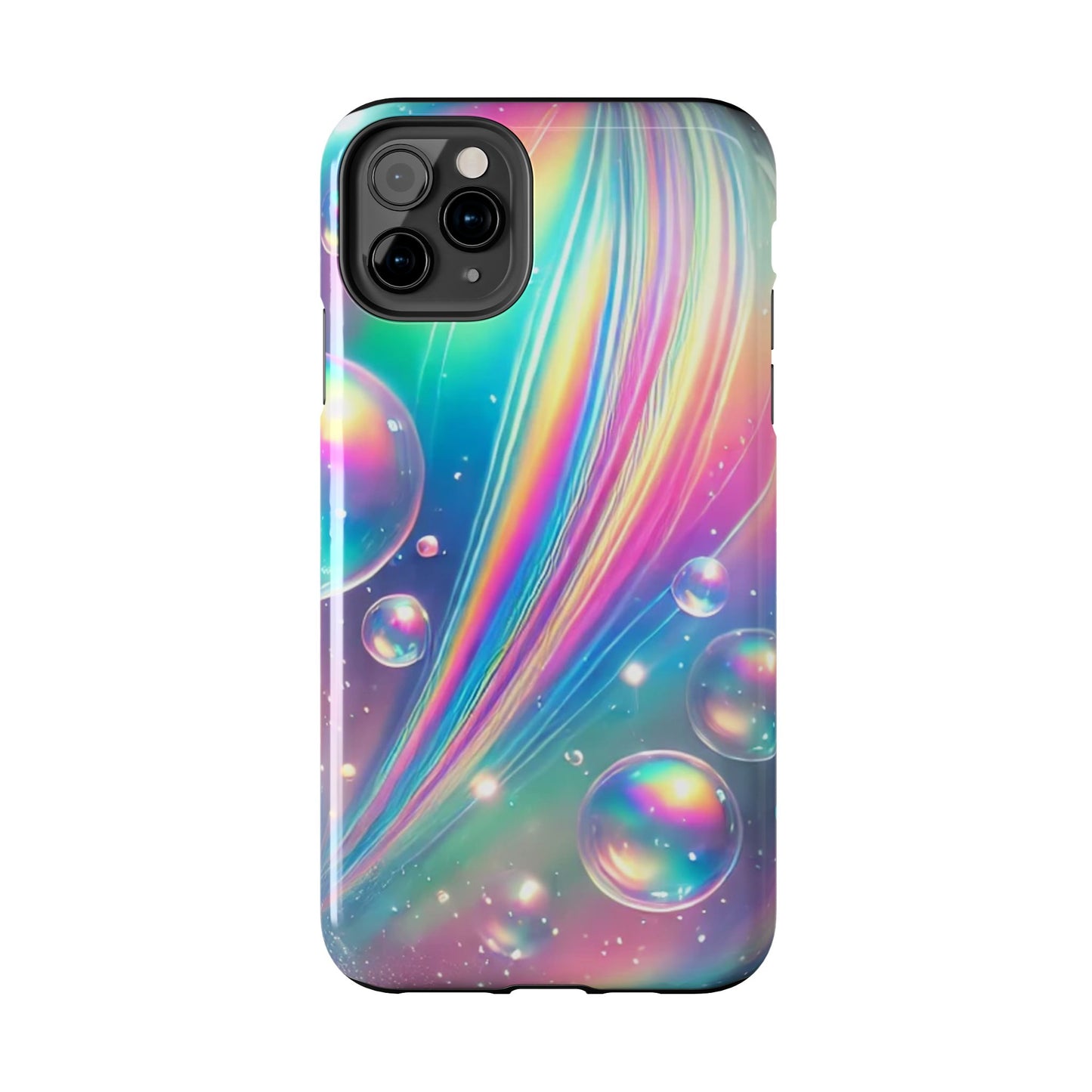 Iridescent colorful Tough Phone Cases