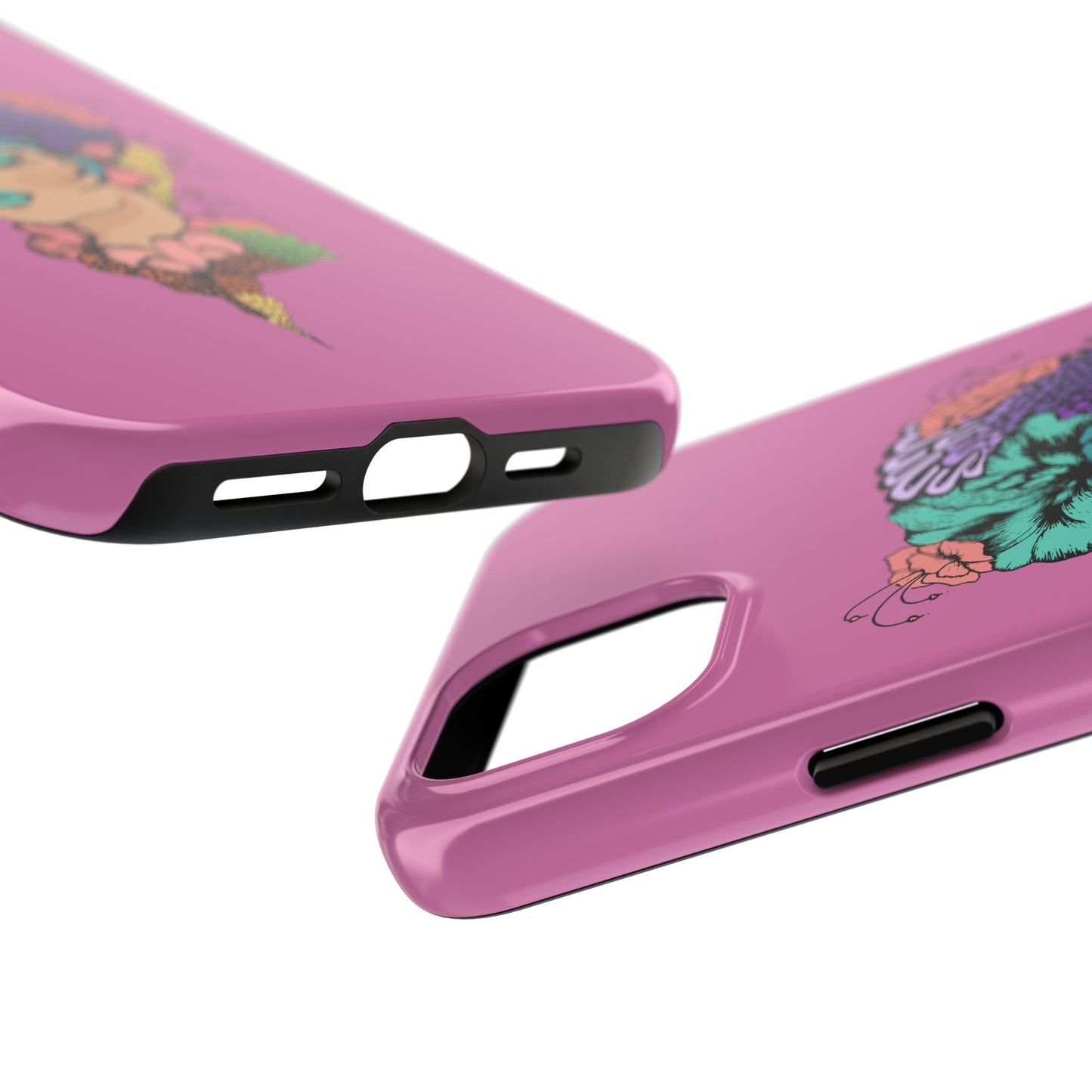 Floral Woman Tough Phone Cases