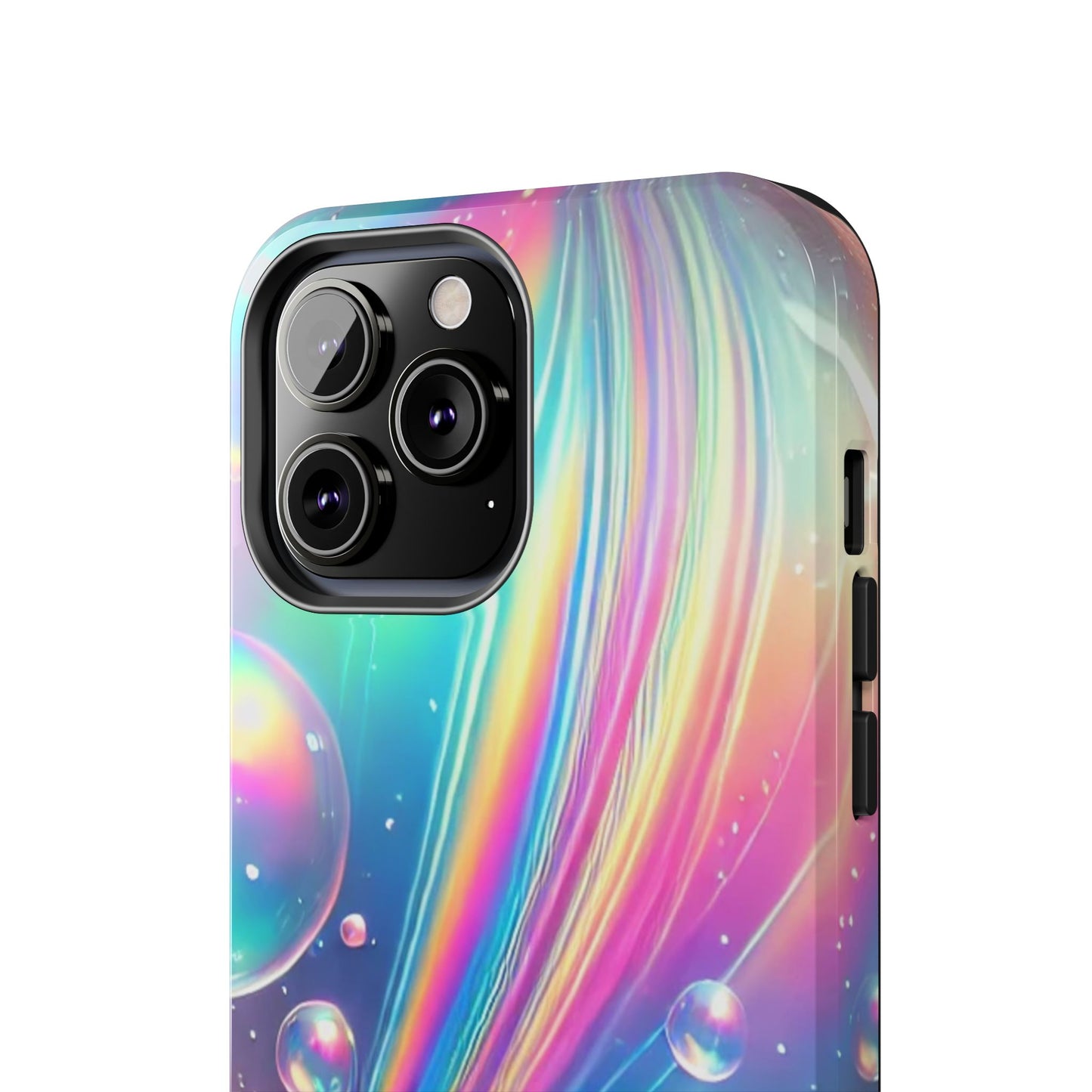 Iridescent colorful Tough Phone Cases