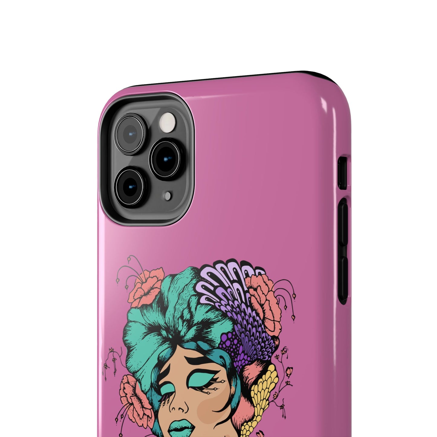 Floral Woman Tough Phone Cases