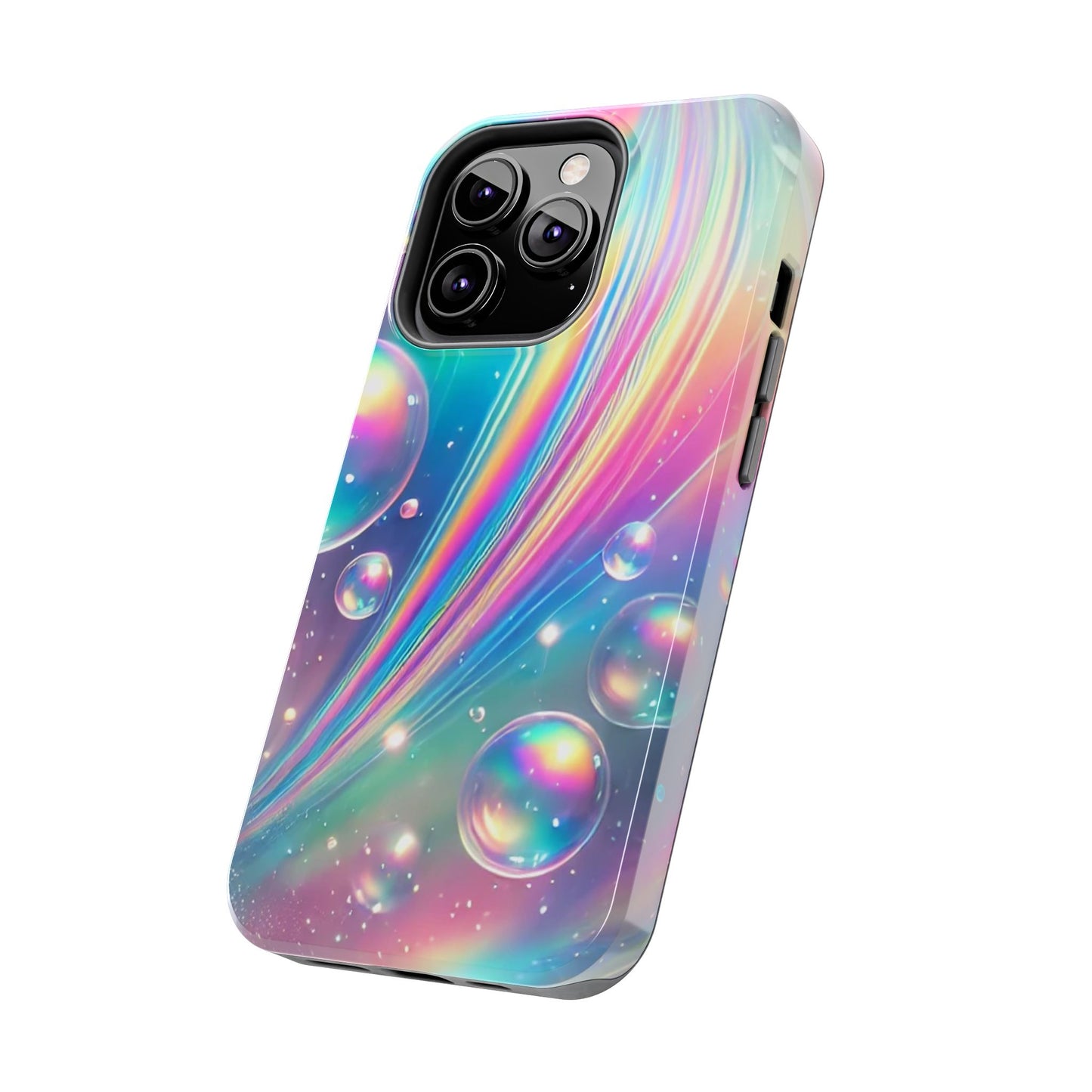 Iridescent colorful Tough Phone Cases