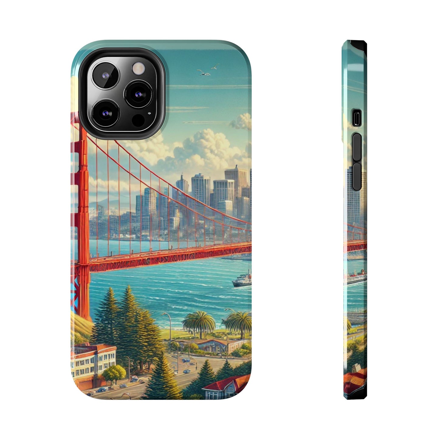 San Francisco Skyline Tough Phone Cases