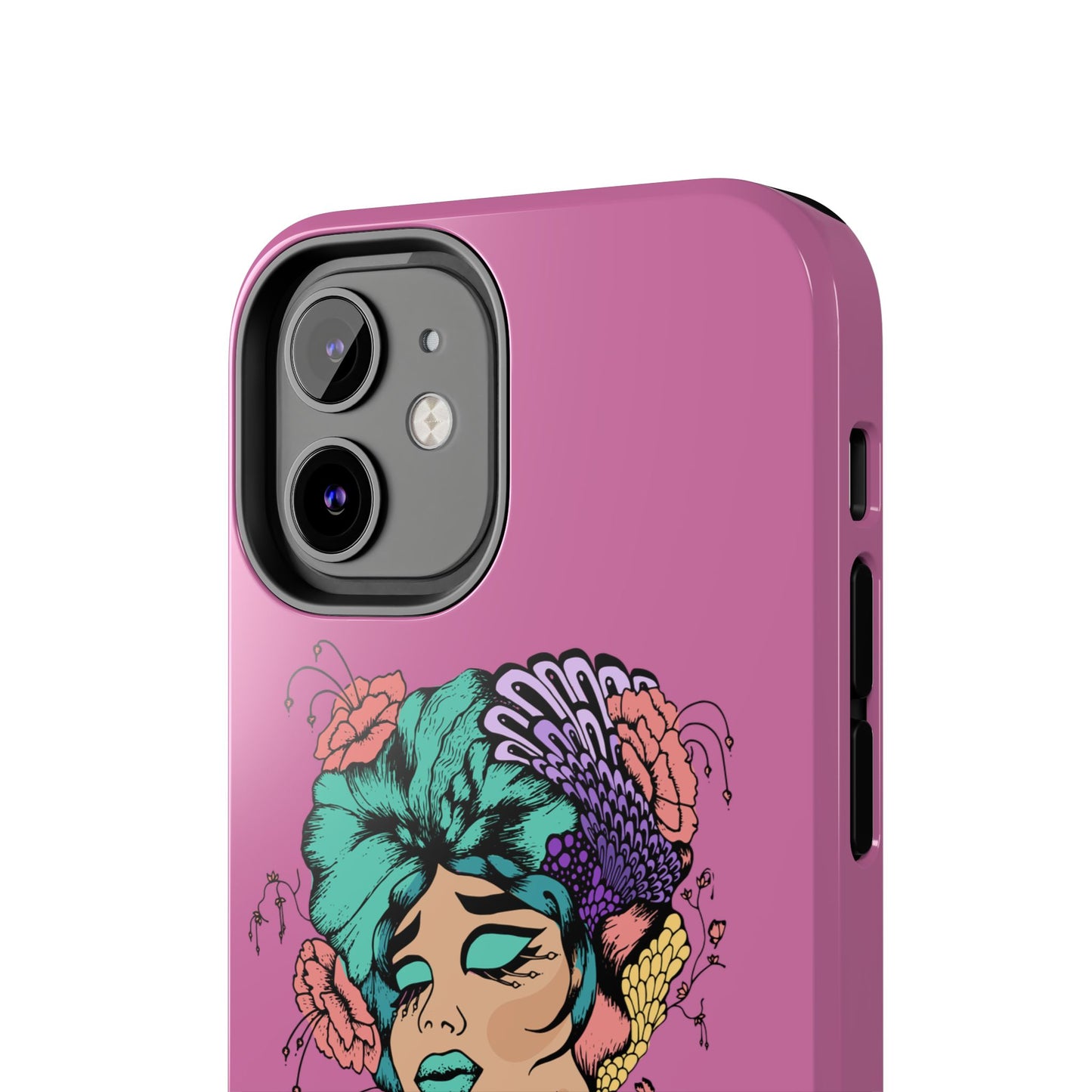 Floral Woman Tough Phone Cases