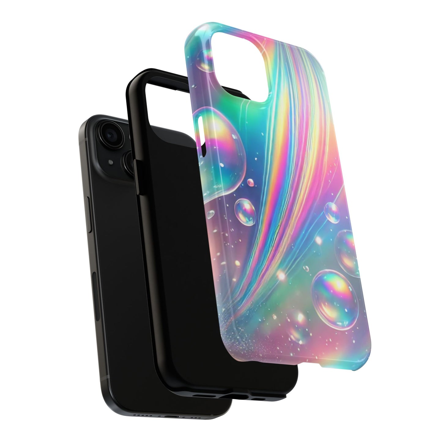 Iridescent colorful Tough Phone Cases