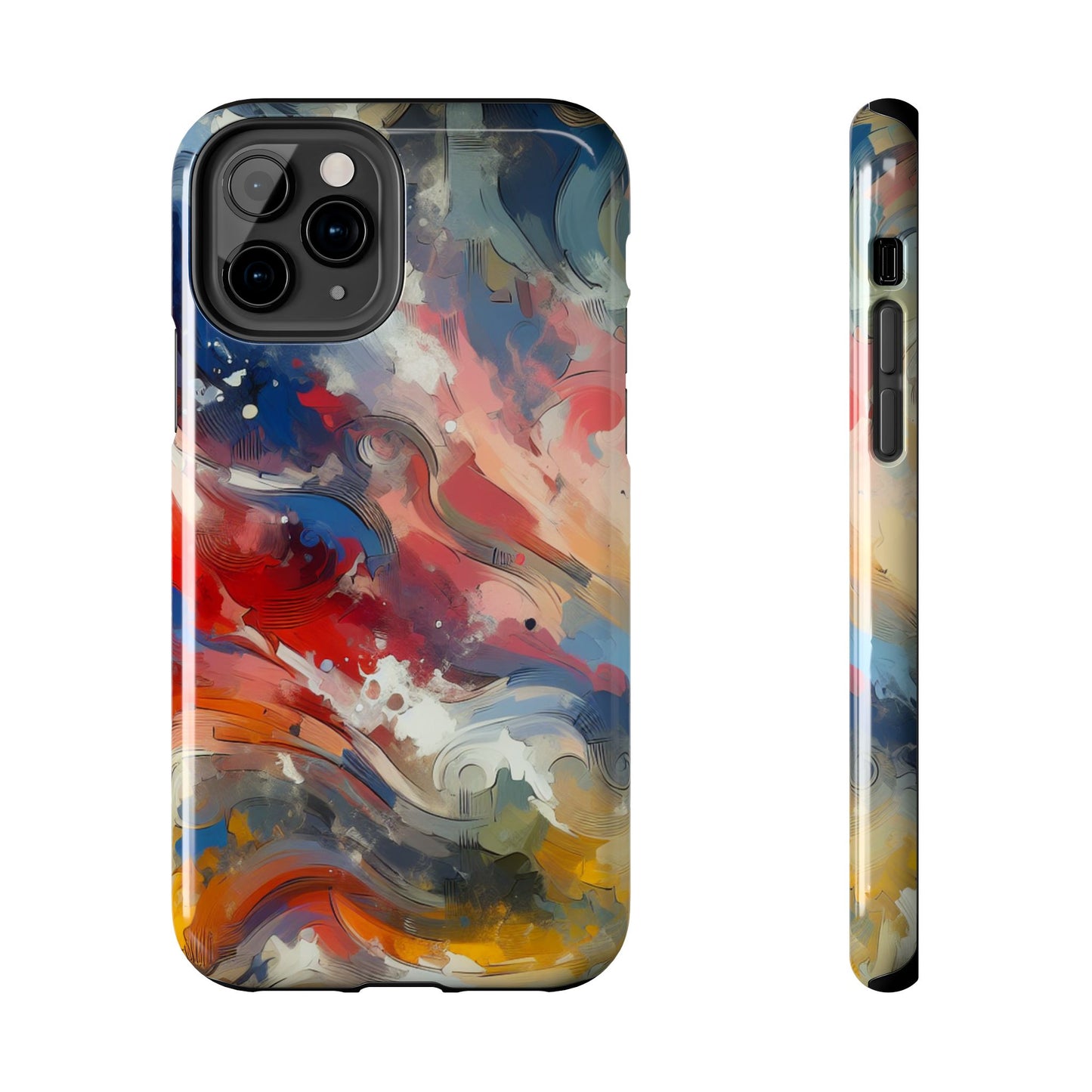 Vibrant abstract Pattern Tough Phone Cases