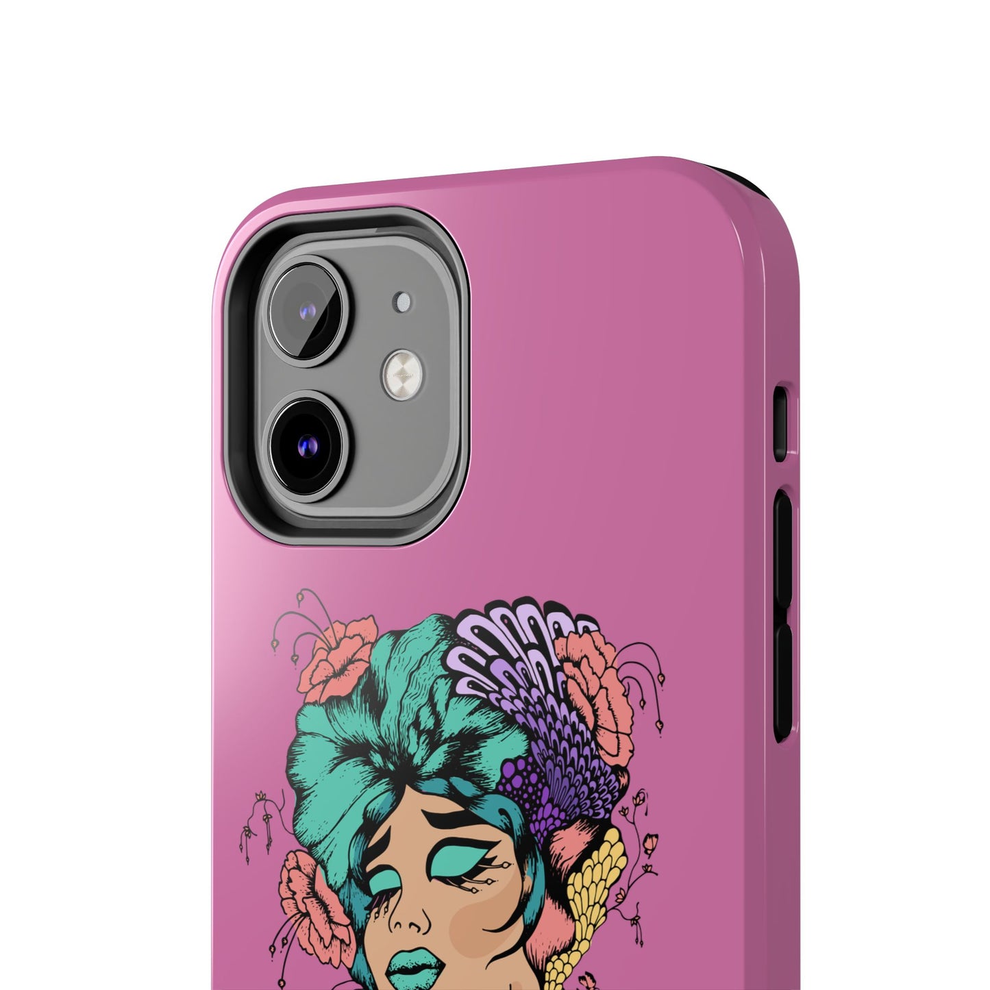 Floral Woman Tough Phone Cases