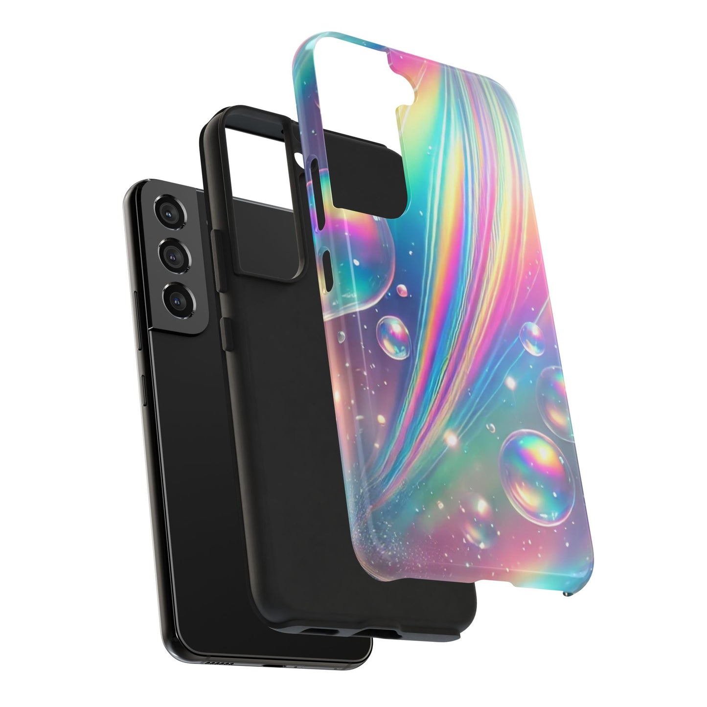 Iridescent colorful Tough Phone Cases