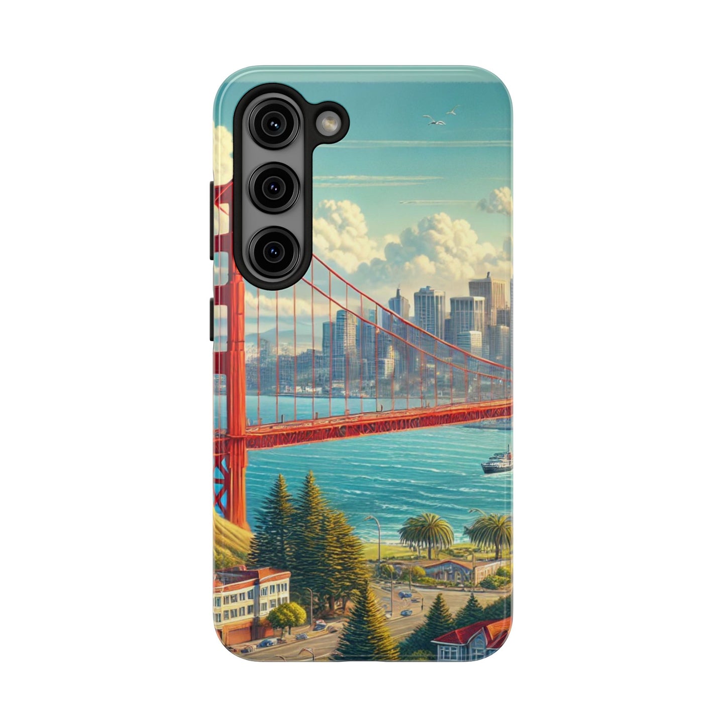 San Francisco Skyline Tough Phone Cases