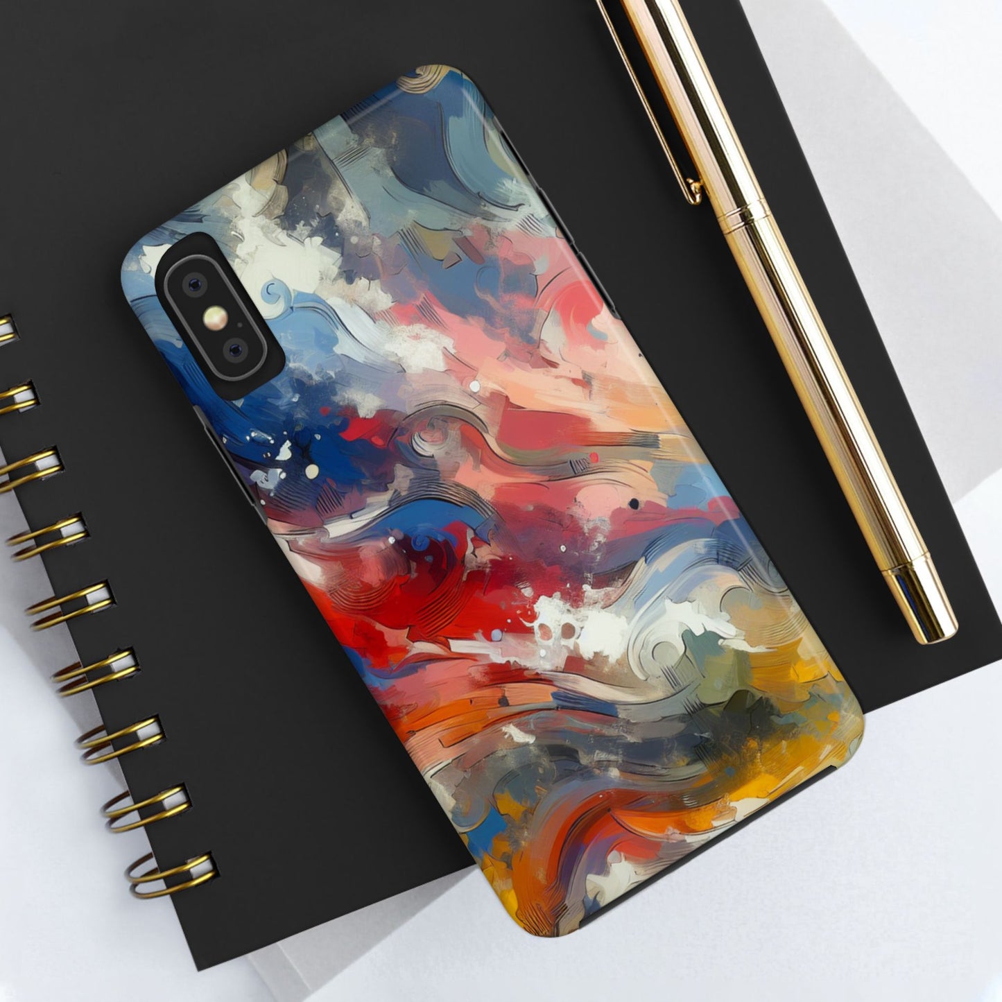 Vibrant abstract Pattern Tough Phone Cases