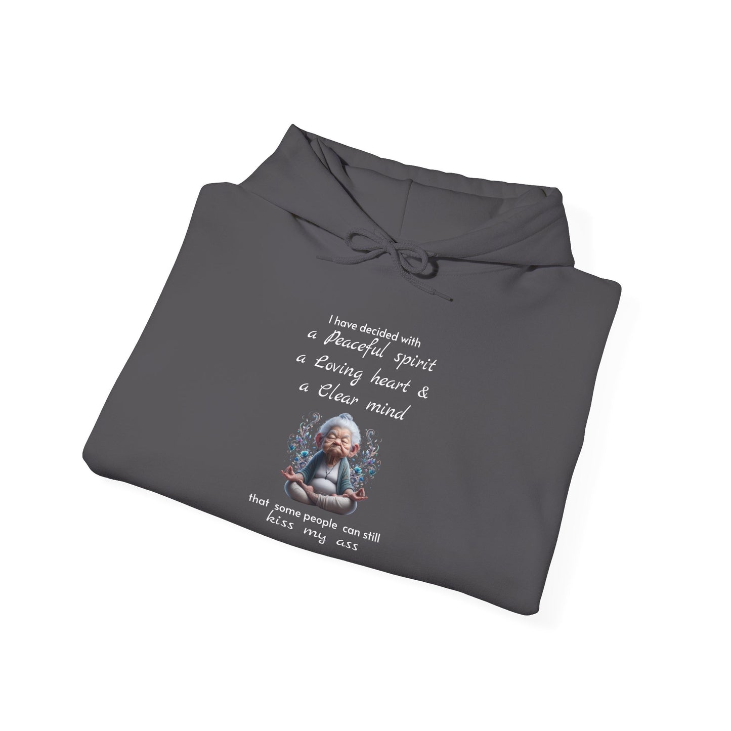 Kiss my ass funny Hooded Sweatshirt