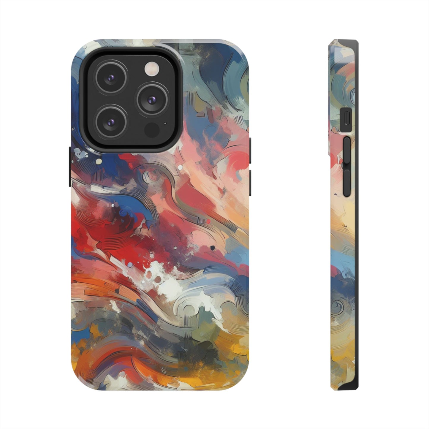 Vibrant abstract Pattern Tough Phone Cases