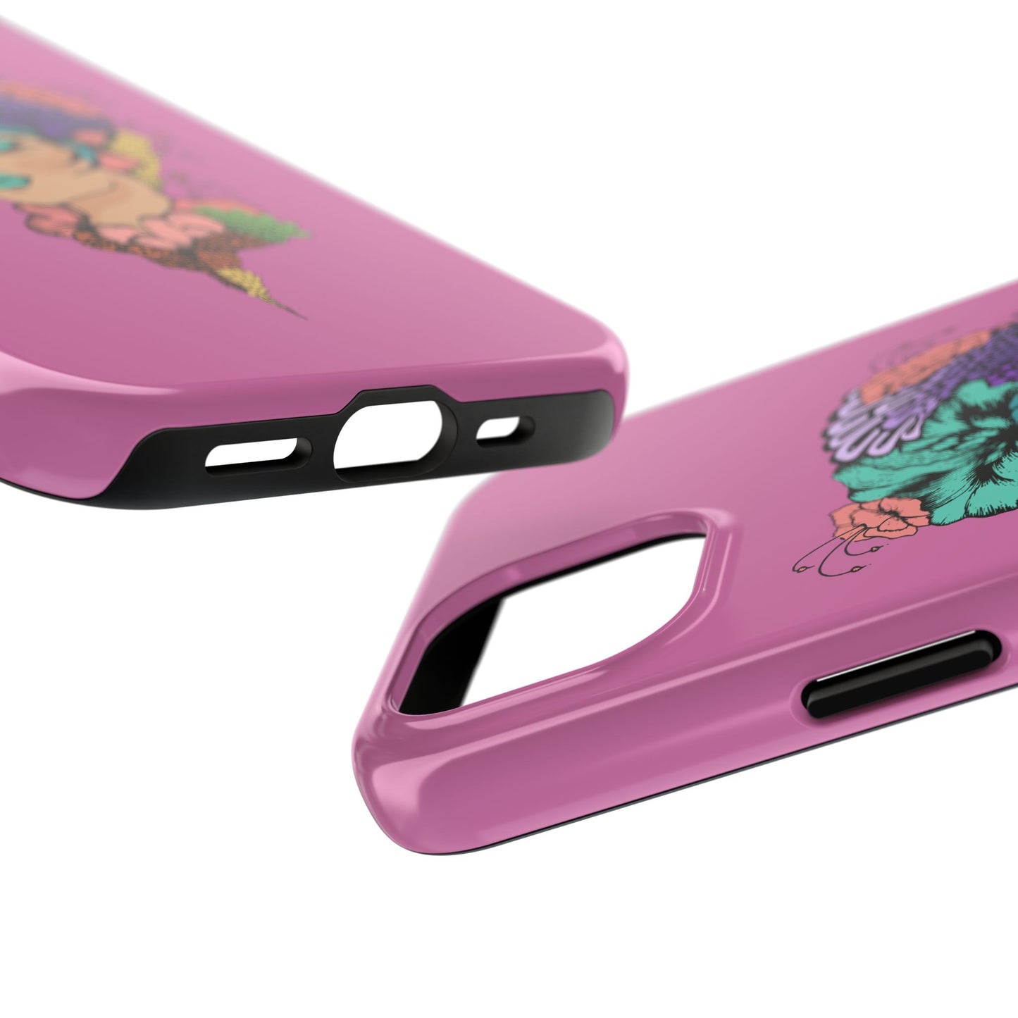 Floral Woman Tough Phone Cases