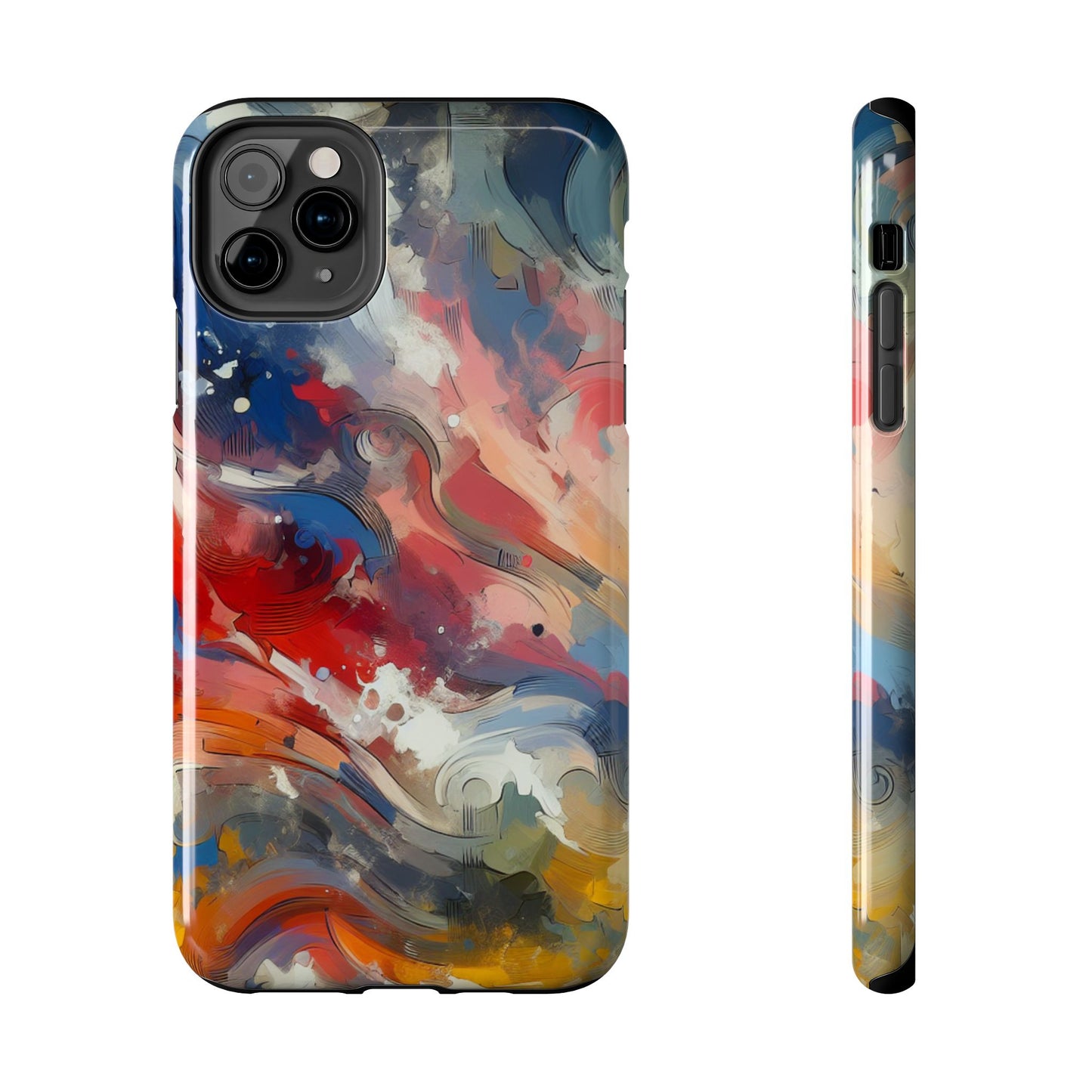 Vibrant abstract Pattern Tough Phone Cases