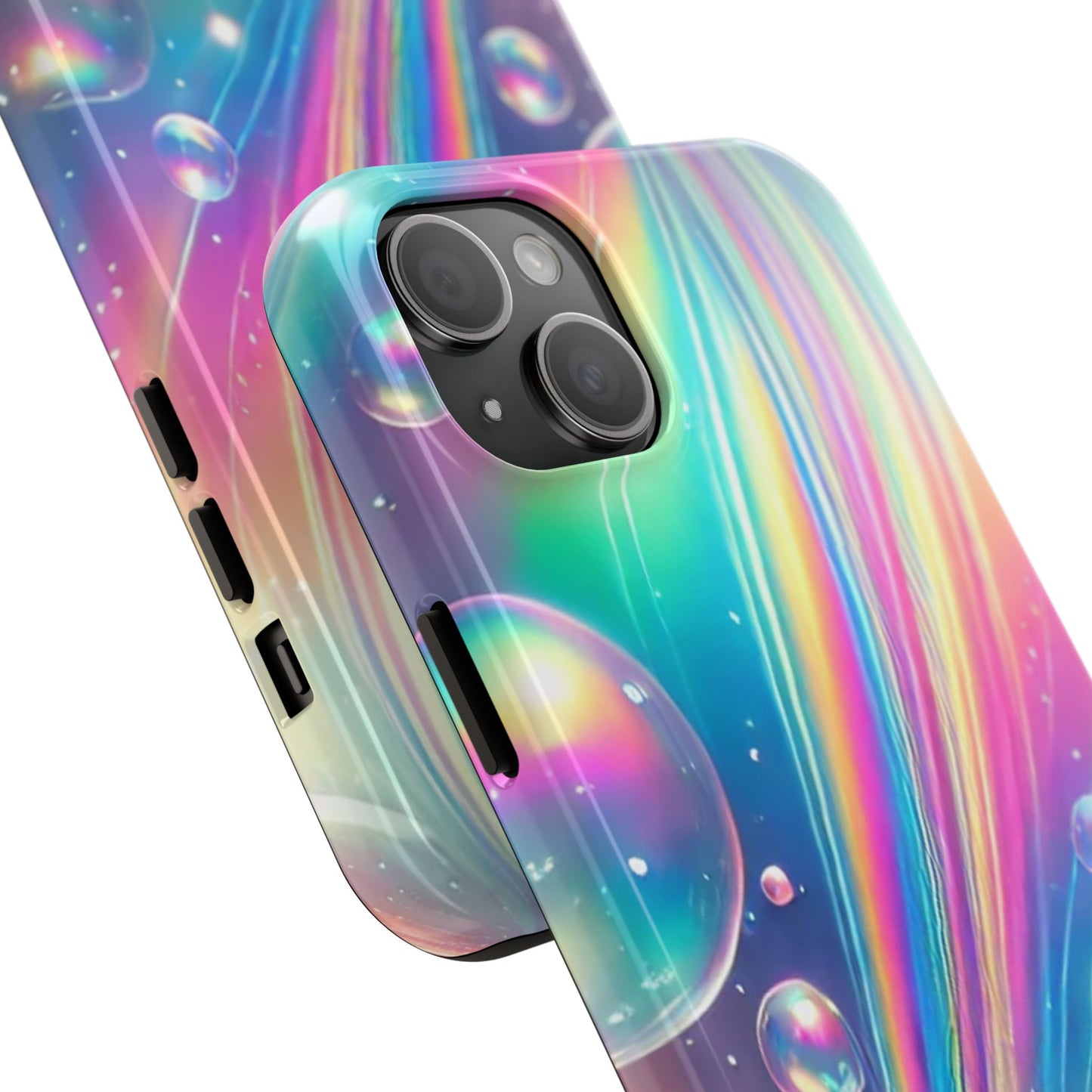 Iridescent colorful Tough Phone Cases