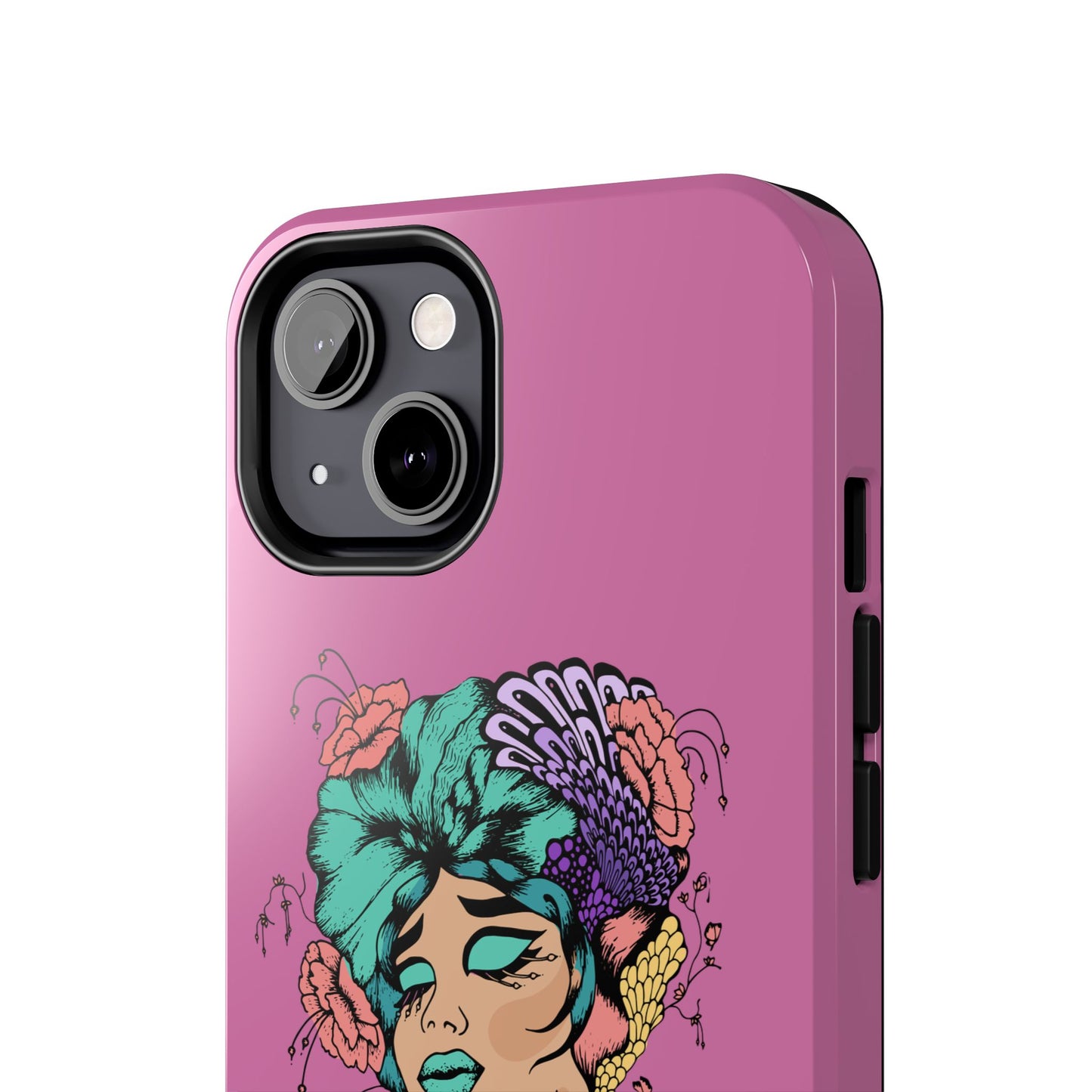 Floral Woman Tough Phone Cases