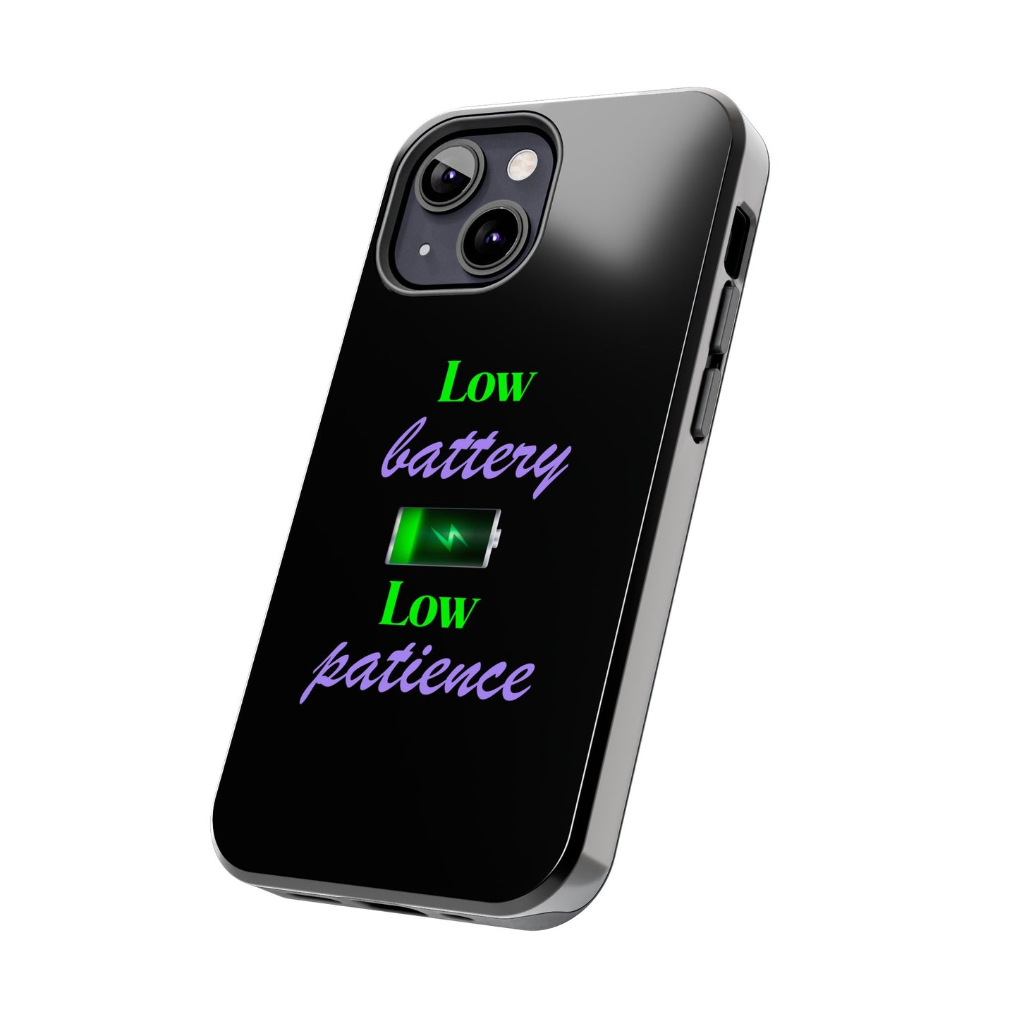 Low battery Tough Phone Cases