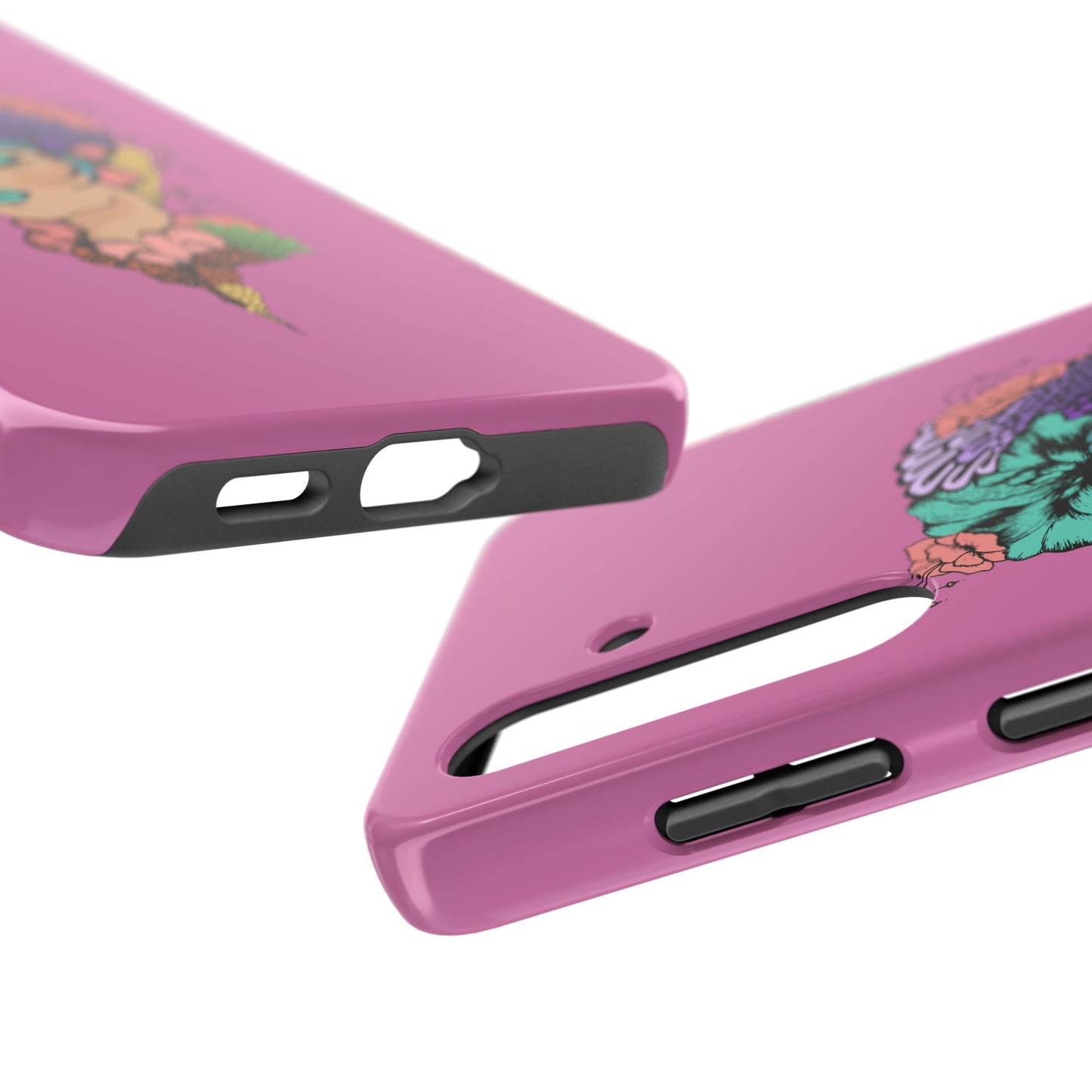 Floral Woman Tough Phone Cases