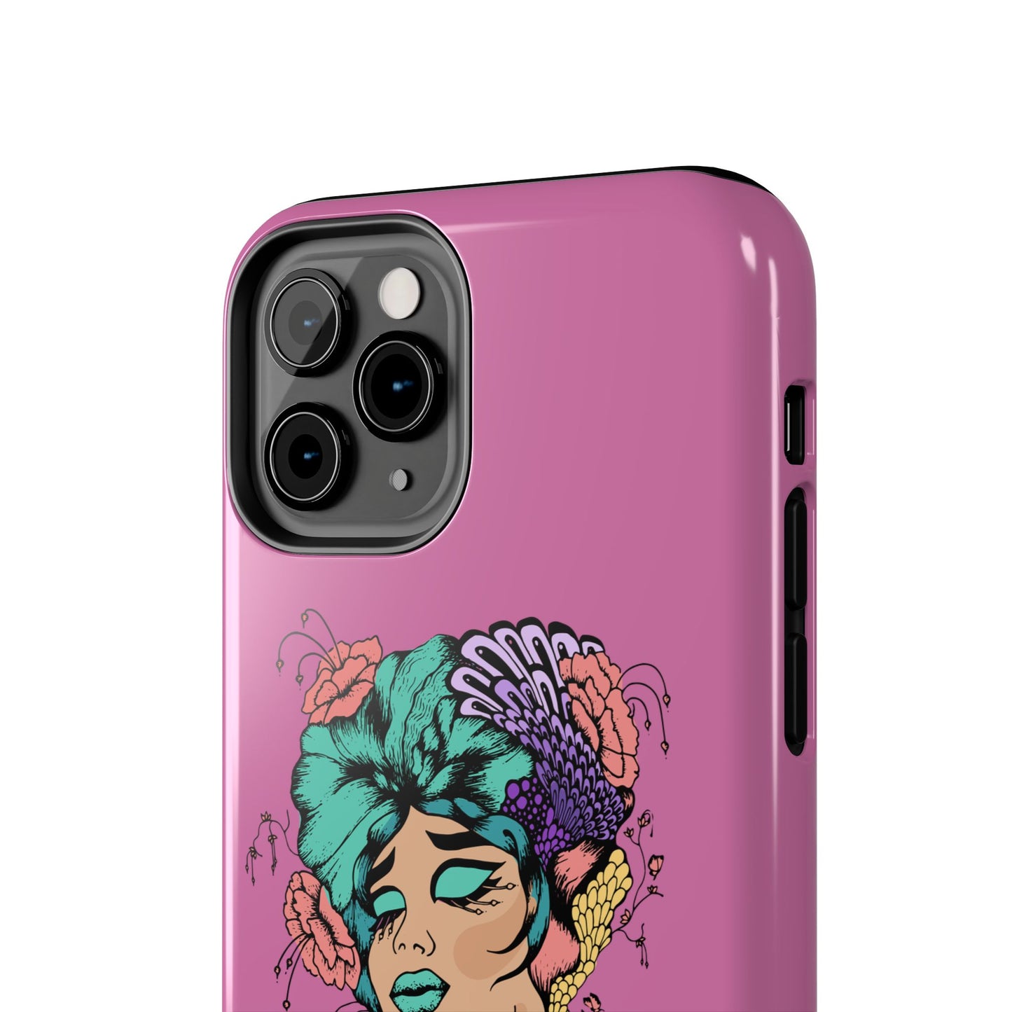 Floral Woman Tough Phone Cases