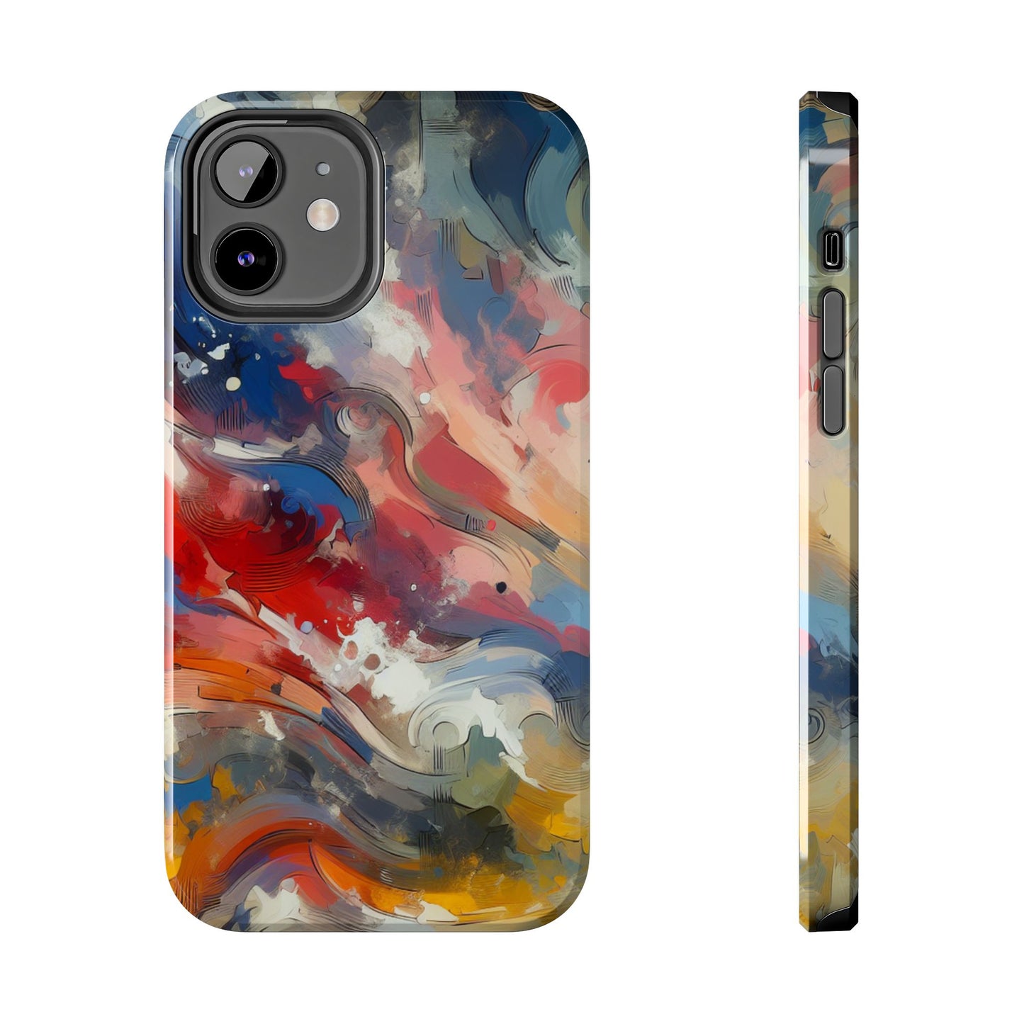 Vibrant abstract Pattern Tough Phone Cases