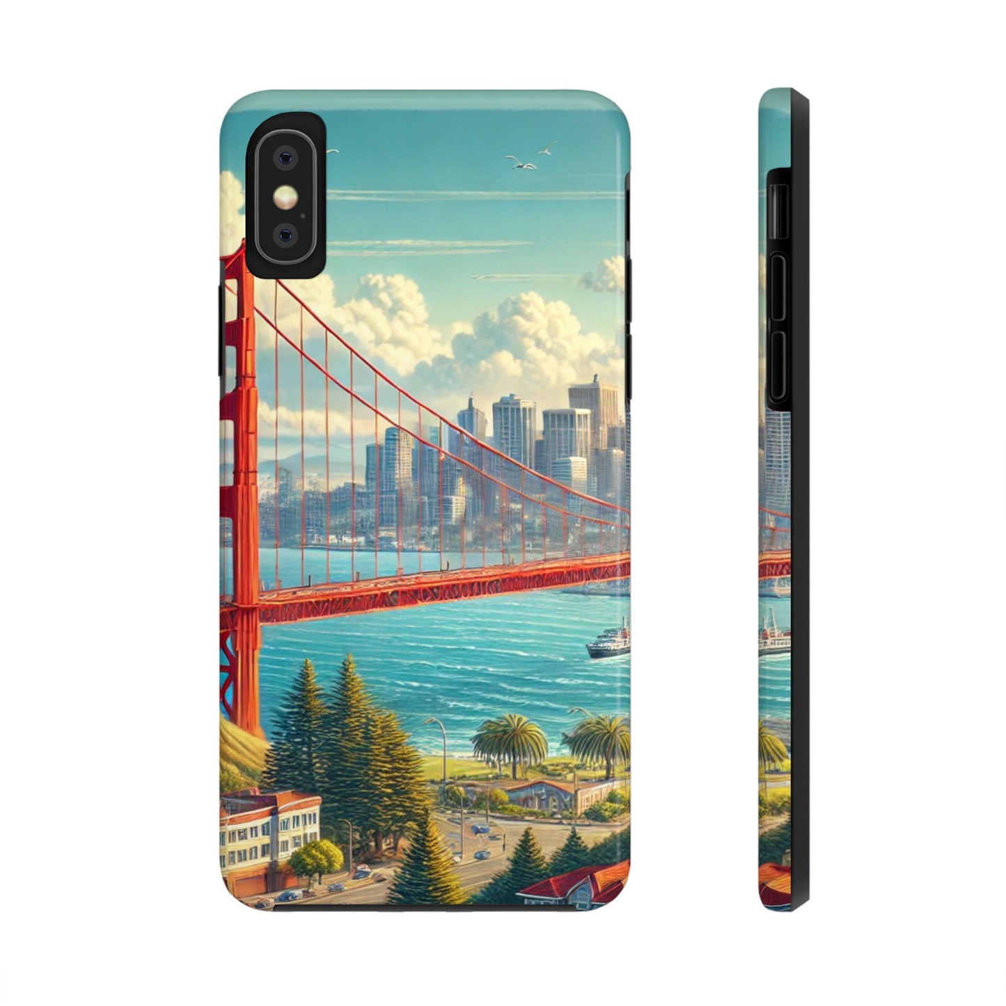 San Francisco Skyline Tough Phone Cases