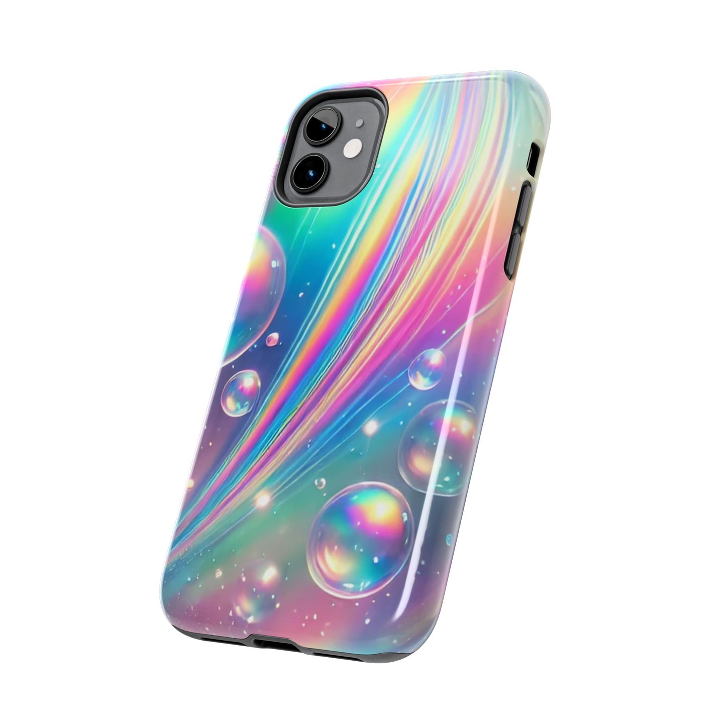 Iridescent colorful Tough Phone Cases