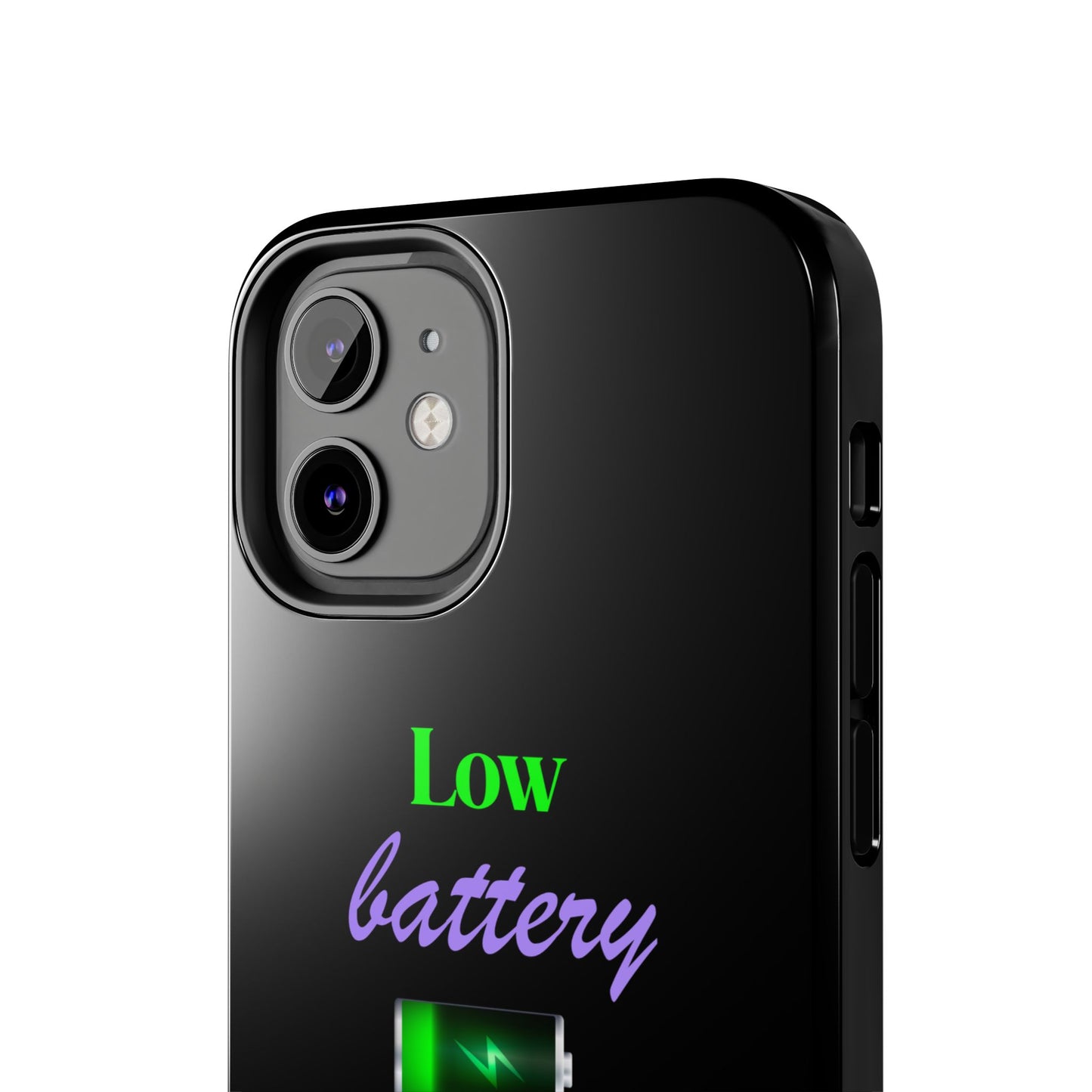 Low battery Tough Phone Cases